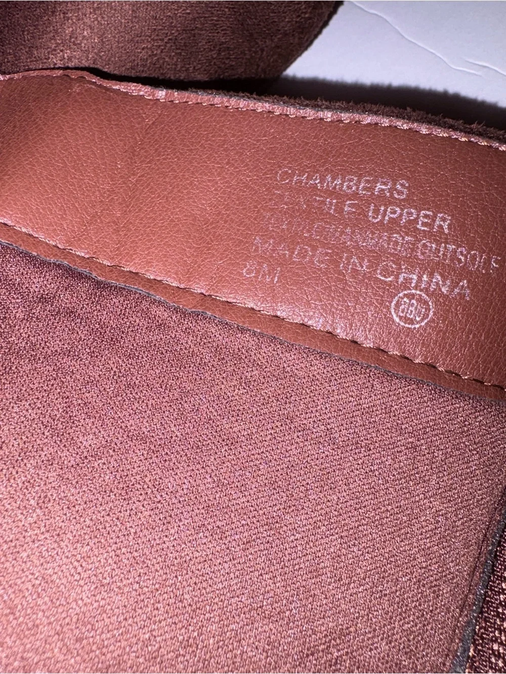 POP Chambers Brown Suedelike
